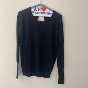 Wilfred Black Silk Cashmere Sweater